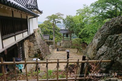 滋賀県 彦根城 表門参道