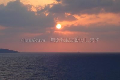 鹿児島県 沖永良部島 半崎 夕日