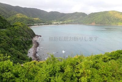 鹿児島県 奄美大島 マネン崎展望広場から嘉鉄湾