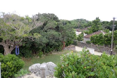 沖縄県 竹富島 竹富島町並み保存地区 なごみの塔からの景色2/4