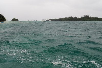 沖縄県 石垣島 川平湾グラスボート 海上から