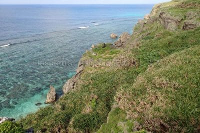 沖縄県 与那国島 六畳ビーチ 上から3/3
