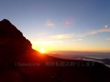 富士山 御来光山荘 日の出