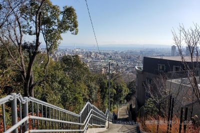 兵庫県 六甲山 阪急岡本、JR摂津本山方面へ