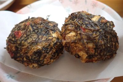 鹿児島県 沖永良部島 味処 海幸 モズクのかき揚げ