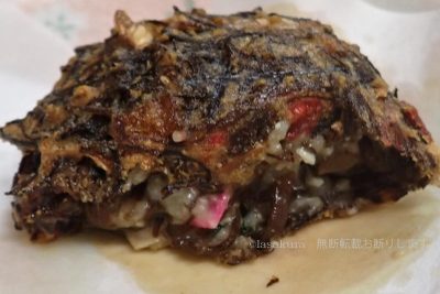 鹿児島県 沖永良部島 味処 海幸 モズクのかき揚げ