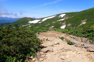 宮城県 栗駒山 登山道 中央コース 登山