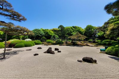 島根県 松江市 日本庭園 由志園 枯山水庭園