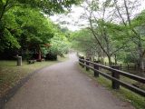 弥生の森公園 西谷墳墓群への遊歩道駐車場南