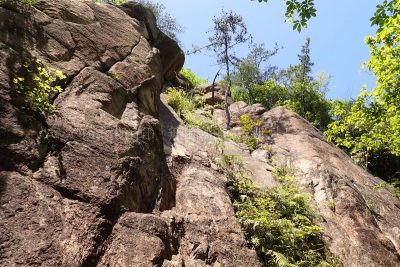 六甲山 プロペラ岩 登山