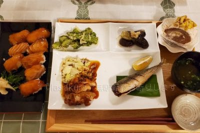 境浦ファミリー 2日目の夕食