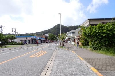 ボニーナの前から湾岸通り西（お店）方面