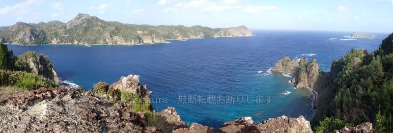 長崎展望台から兄島