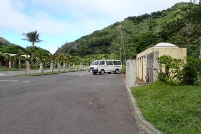 9時ちょうどに小港園地駐車場スタート