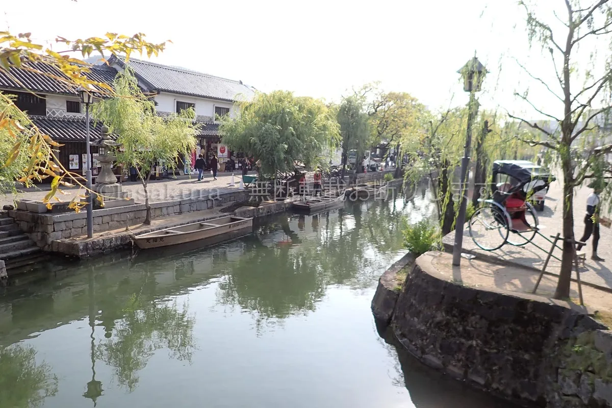 くらしき川舟流し