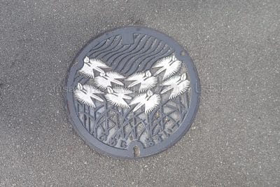 マンホールの蓋 姫路市 白鷺